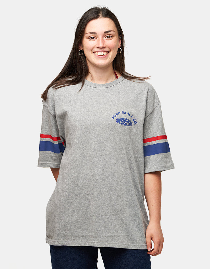 Brixton x Ford Truck Country Jersey - Heather Grey