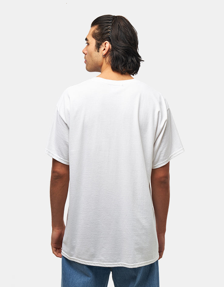 Limosine Glitter Smile T-Shirt - White