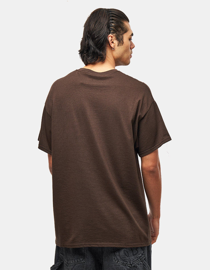Limosine Dropper T-Shirt - Brown