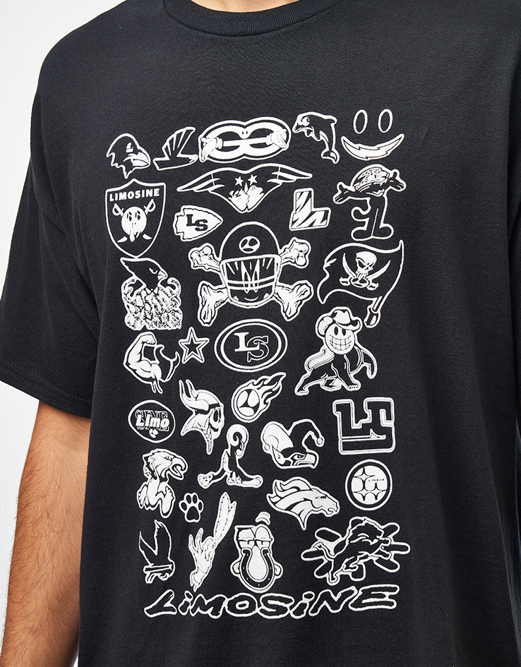 Limosine Limo Teams T-Shirt - Black