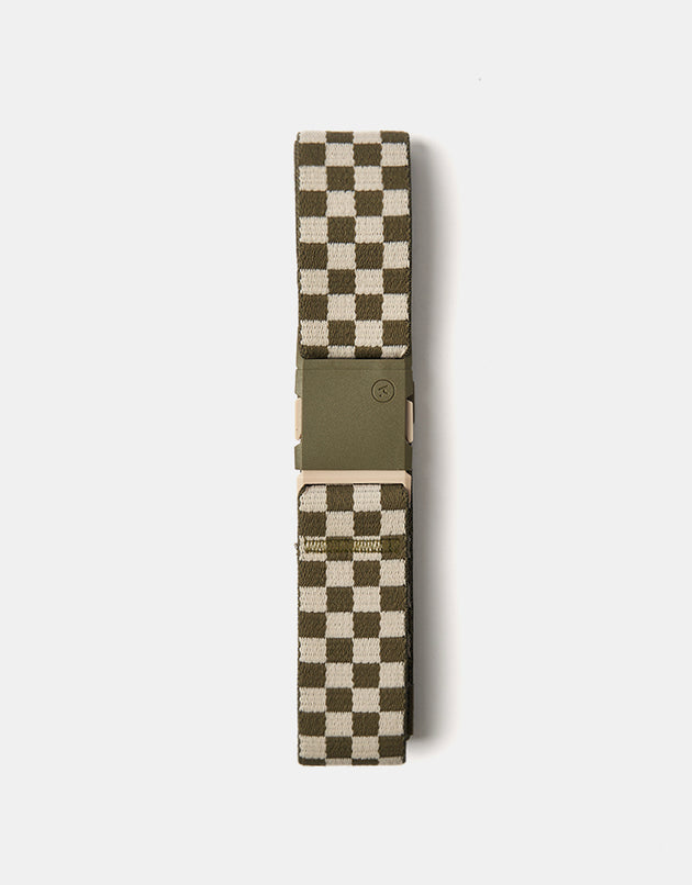 Arcade A2 Adventure Series Check Web Belt - Crocodile/Khaki
