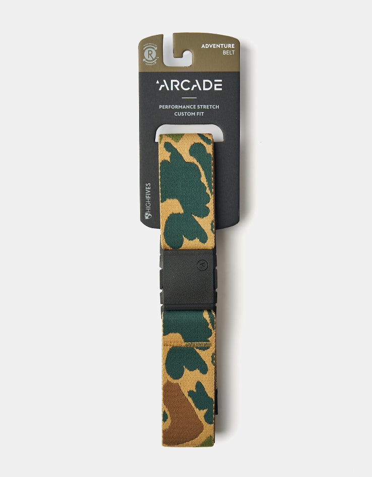 Arcade x High Fives Adventure Series Web Belt - Duck Camo/Sand