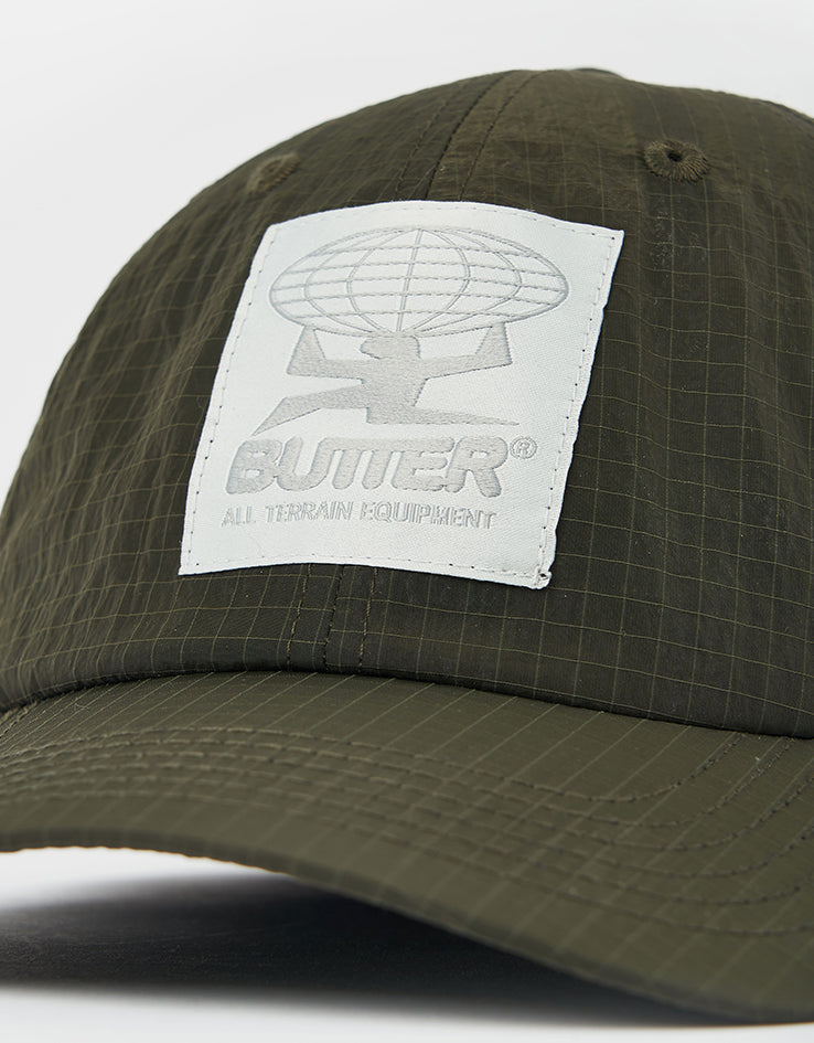 Butter Goods Terrain 6 Panel Cap - Faded Black