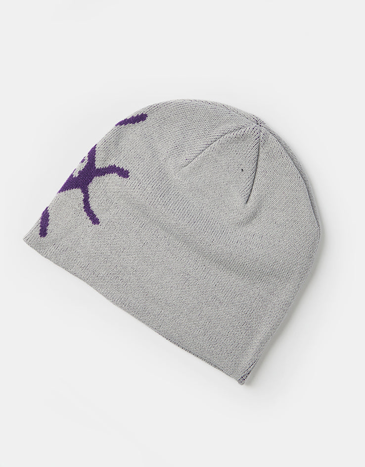 Butter Goods Roach Skully Beanie - Grey