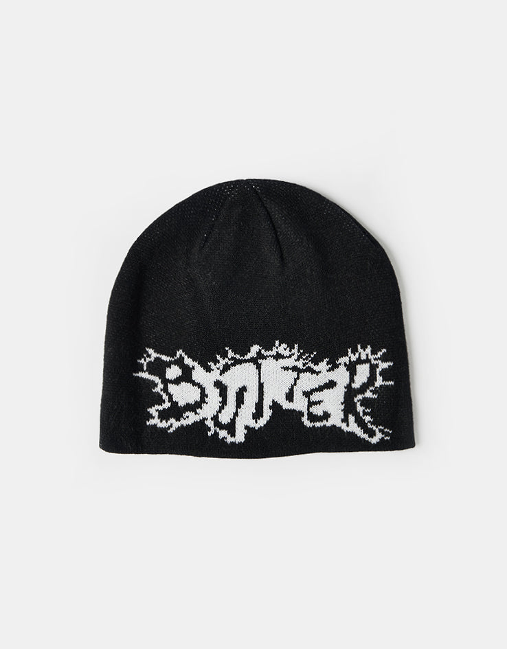 Butter Goods Eruption Skully Beanie - Black