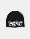 Butter Goods Eruption Skully Beanie - Black