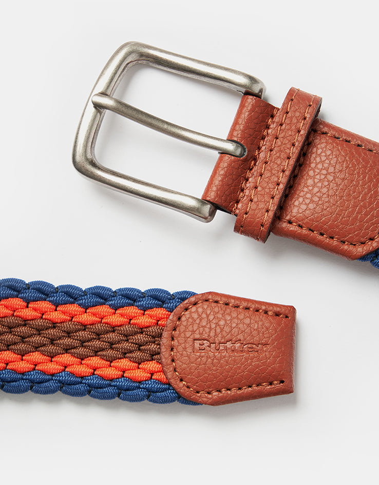 Butter Goods Braided Belt - Navy