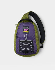 Butter Goods Express Shoulder Bag - Grass / Purple