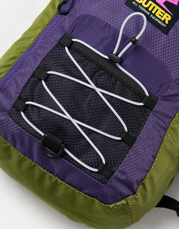 Butter Goods Express Shoulder Bag - Grass / Purple
