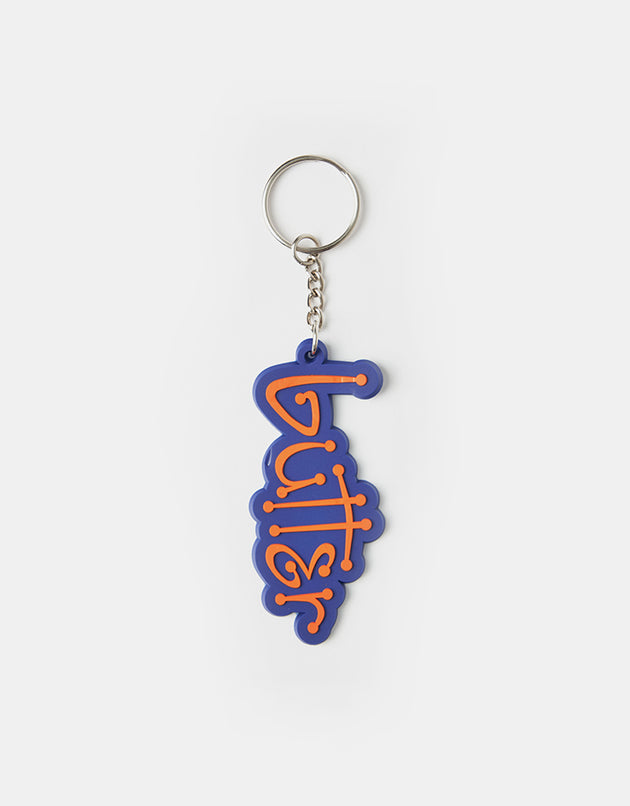 Butter Goods Connection Rubber Key Chain - Navy