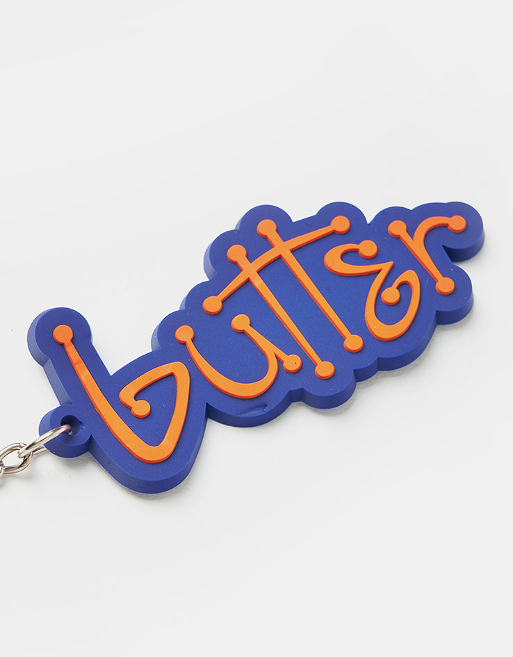 Butter Goods Connection Rubber Key Chain - Navy