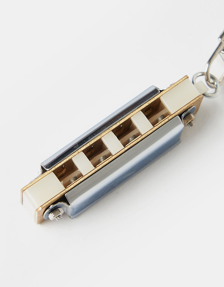 Butter Goods Harmonica Key Chain - Silver