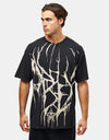 Obey Death Metal Vintage Oversized T-Shirt - Black