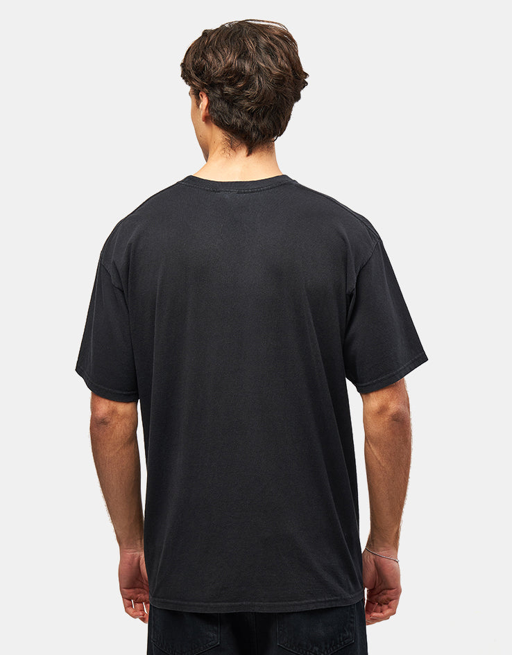 Obey Roll The Dice Vintage Oversized T-Shirt - Black
