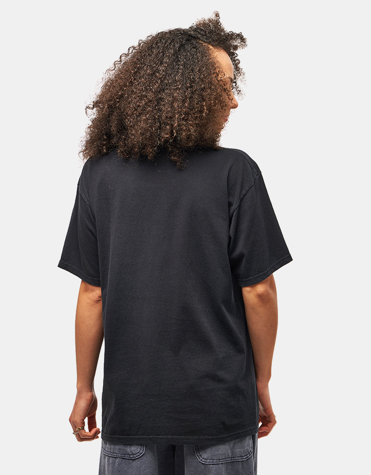 Obey Roll The Dice Vintage Oversized T-Shirt - Black