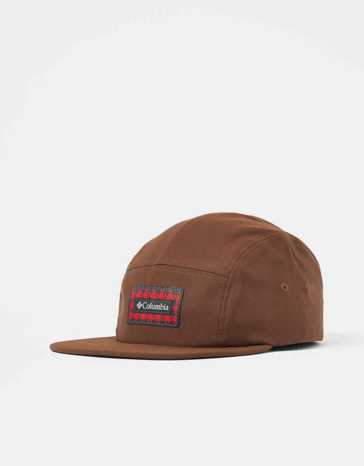Columbia Creek Side™ 5 Panel Cap - Tobacco/Houndstooth Patch