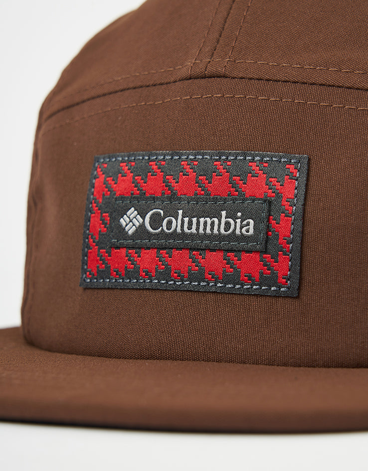 Columbia Creek Side™ 5 Panel Cap - Tobacco/Houndstooth Patch