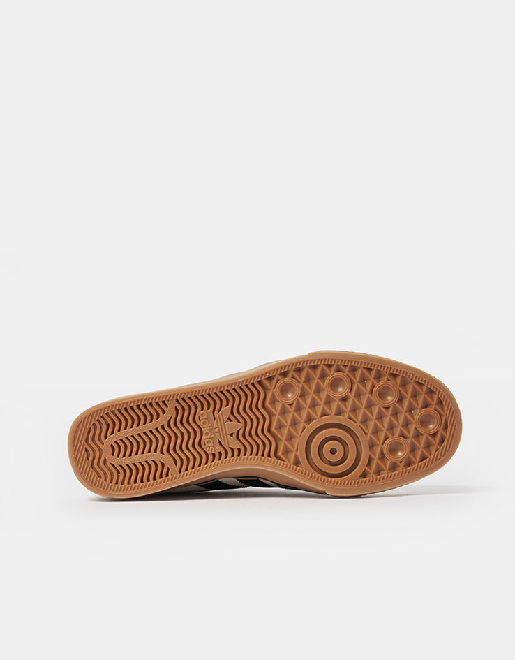 adidas Adi Ease Skate Shoes - Crystal White/Core Black/Gum