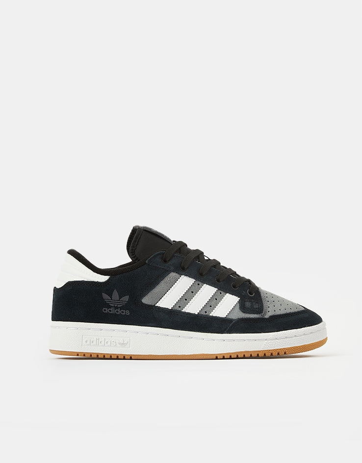 adidas Centennial 85 Low Skate Shoes - Core Black/Grey/Cloud White