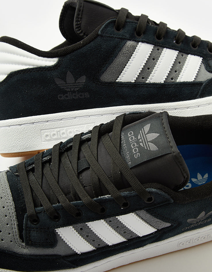 adidas Centennial 85 Low Skate Shoes - Core Black/Grey/Cloud White