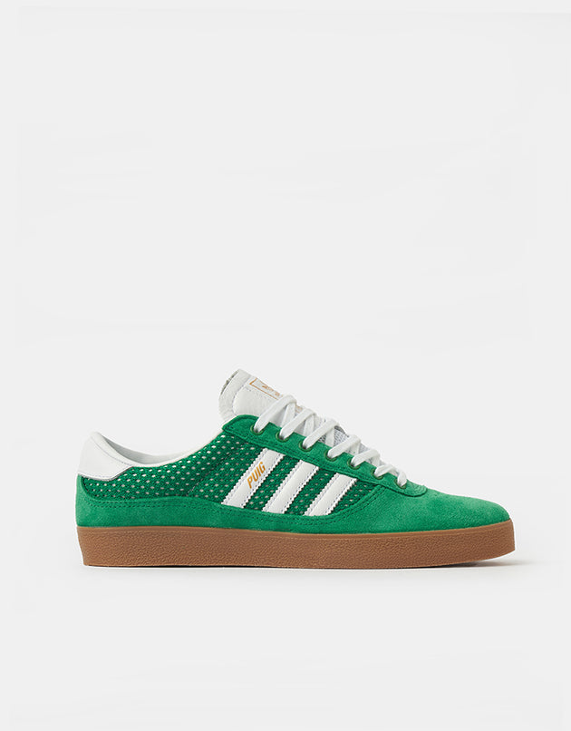 adidas Puig Indoor Skate Shoes - Green/White/Gum