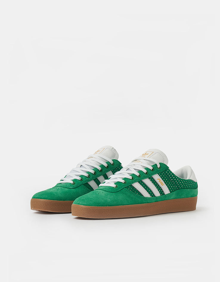 adidas Puig Indoor Skate Shoes - Green/White/Gum