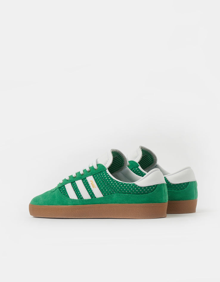 adidas Puig Indoor Skate Shoes - Green/White/Gum