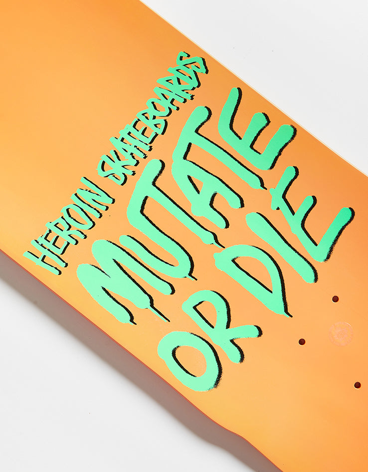 Heroin Wilson Mutate or Die Skateboard Deck - 8.5"