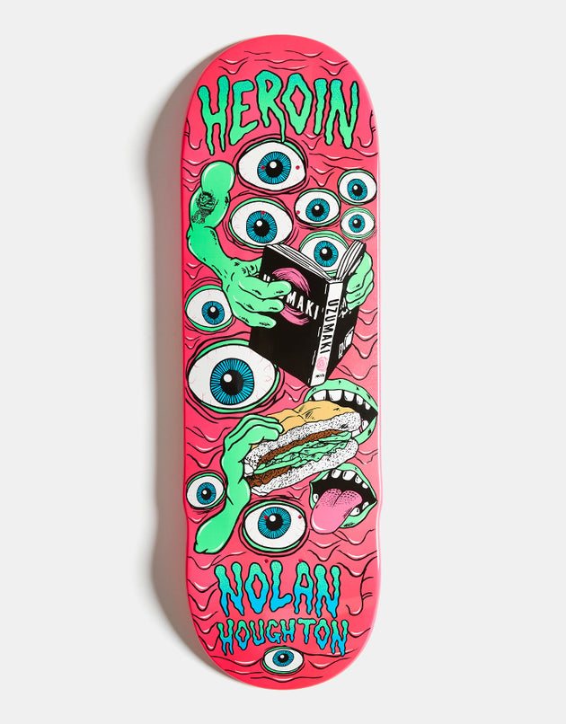 Heroin Nolan Mutate or Die Skateboard Deck - 9.5"