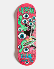 Heroin Nolan Mutate or Die Skateboard Deck - 9.5"