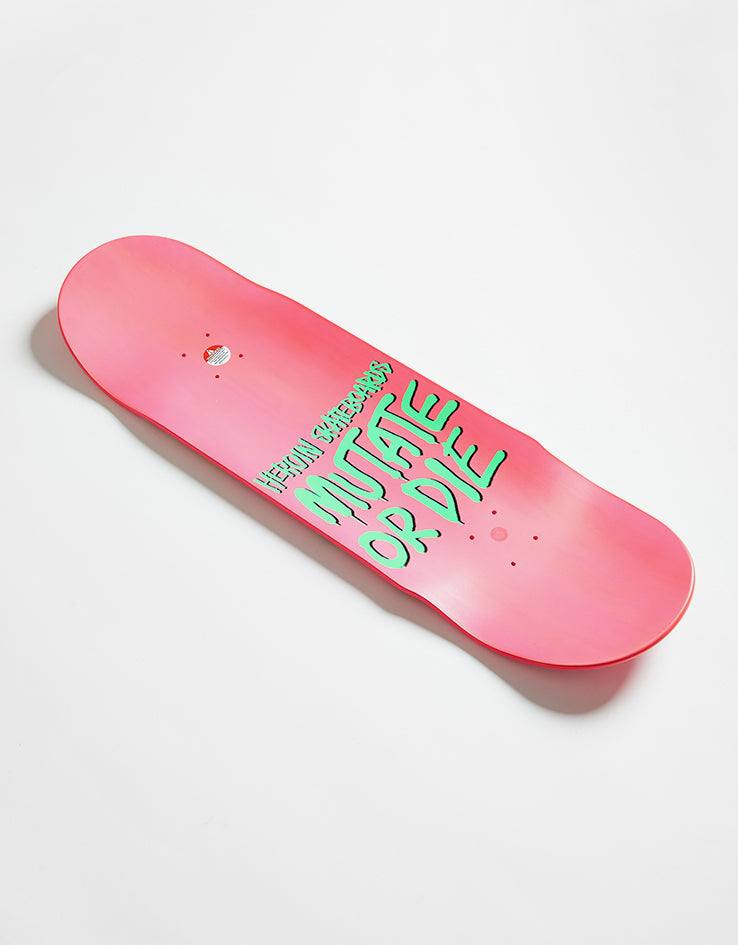 Heroin Nolan Mutate or Die Skateboard Deck - 9.5"