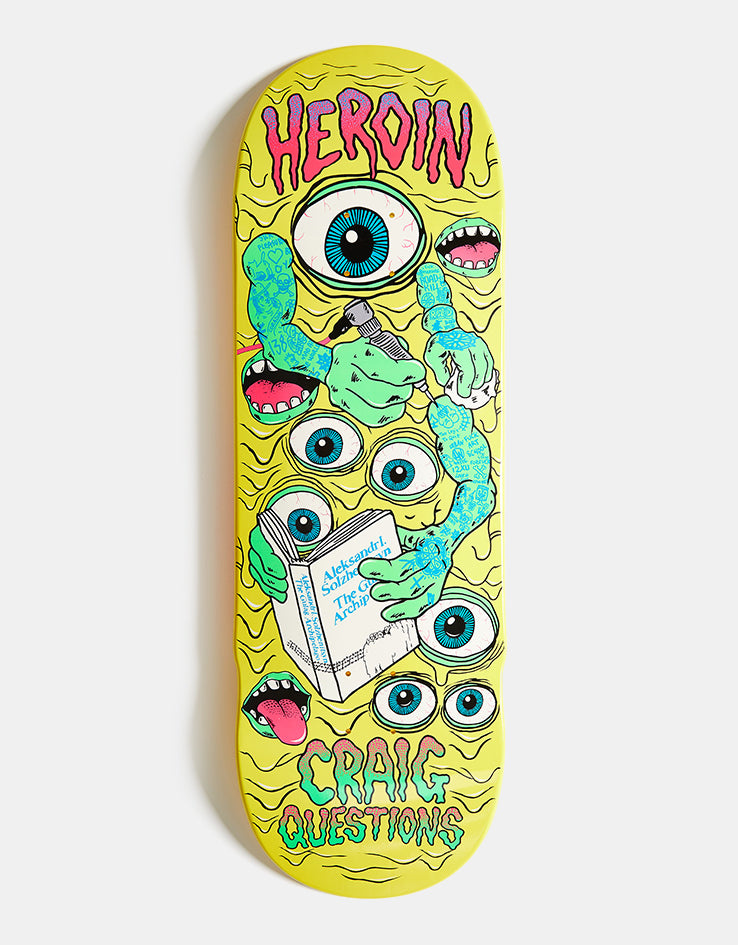 Heroin Craig Questions Mutate or Die Skateboard Deck - 10"