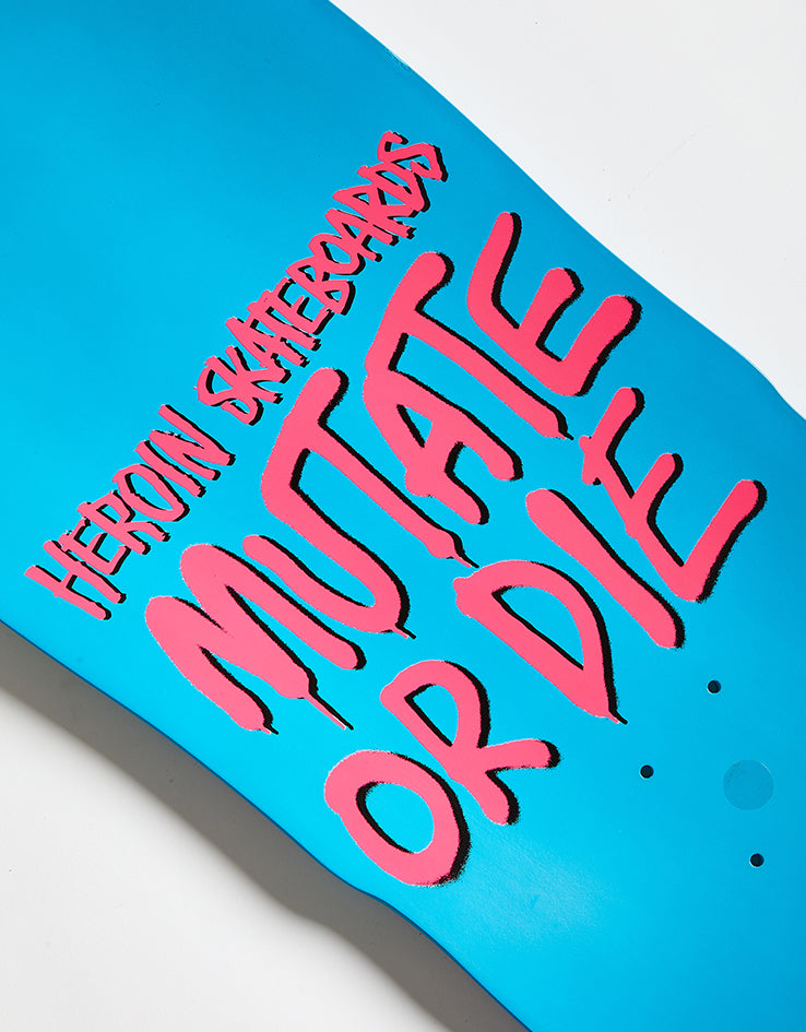 Heroin Dead Dave Mutate or Die Skateboard Deck - 10.1"