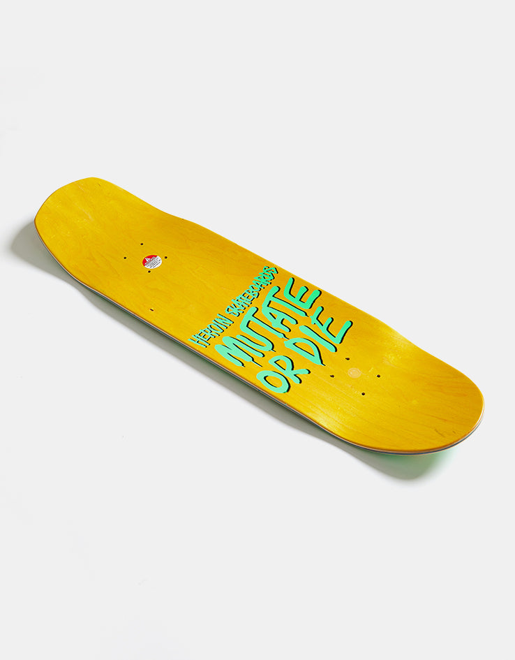 Heroin Mutate or Die Skateboard Deck - 8.7" 