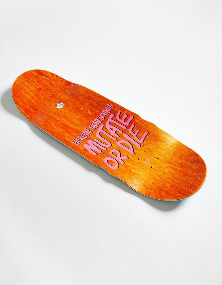 Heroin Mutant Wide Boy Skateboard Deck - 10.4"