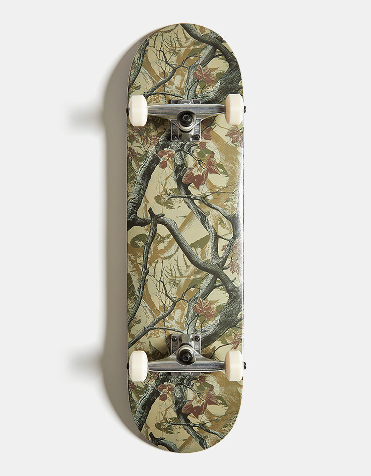 Route One Forest Camo Athletic Logo Custom Set-Up Complete Skateboard - 8.5"