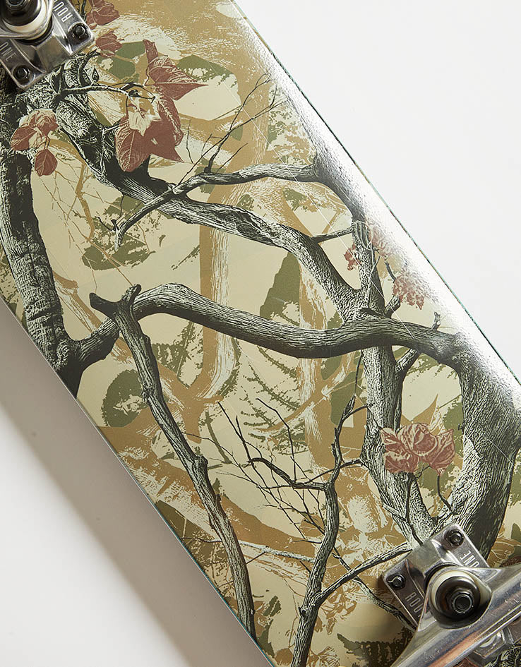 Route One Forest Camo Athletic Logo Custom Set-Up Complete Skateboard - 8.5"