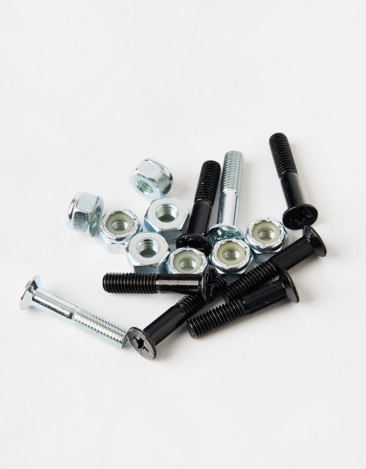 Independent 1" Phillips Bolts - Black/Silver