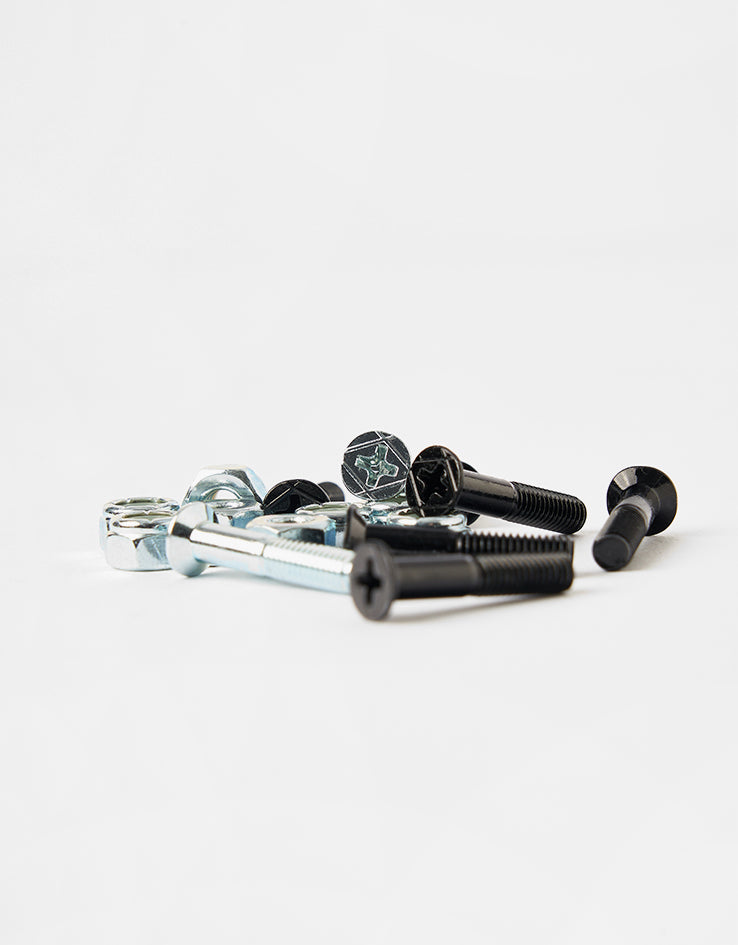 Independent 1" Phillips Bolts - Black/Silver