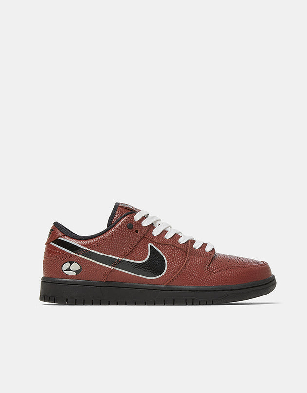 Nike SB 'Limosine' Dunk Low Pro QS Skate Shoes - Dark Pony/Black-Silver-White