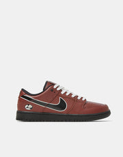 Nike SB 'Limosine' Dunk Low Pro QS Skate Shoes - Dark Pony/Black-Silver-White