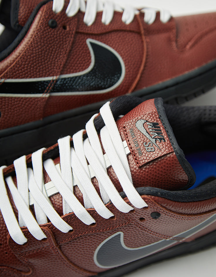 Nike SB 'Limosine' Dunk Low Pro QS Skate Shoes - Dark Pony/Black-Silver-White