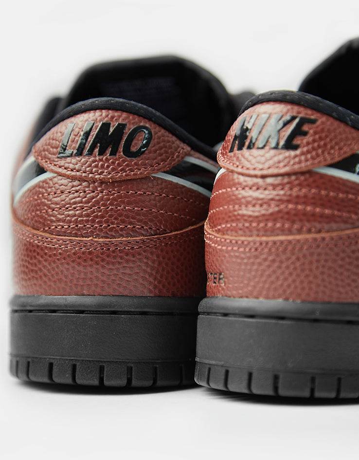 Nike SB 'Limosine' Dunk Low Pro QS Skate Shoes - Dark Pony/Black-Silver-White