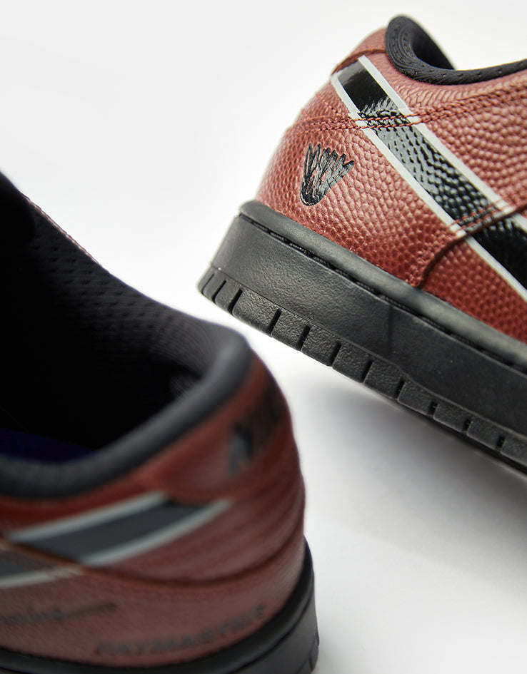 Nike SB 'Limosine' Dunk Low Pro QS Skate Shoes - Dark Pony/Black-Silver-White