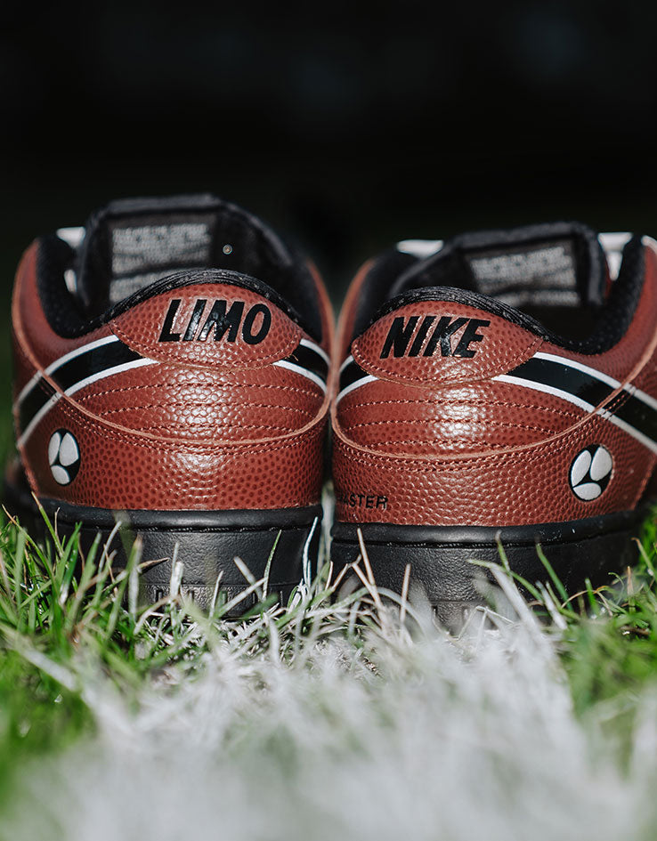 Nike SB 'Limosine' Dunk Low Pro QS Skate Shoes - Dark Pony/Black-Silver-White