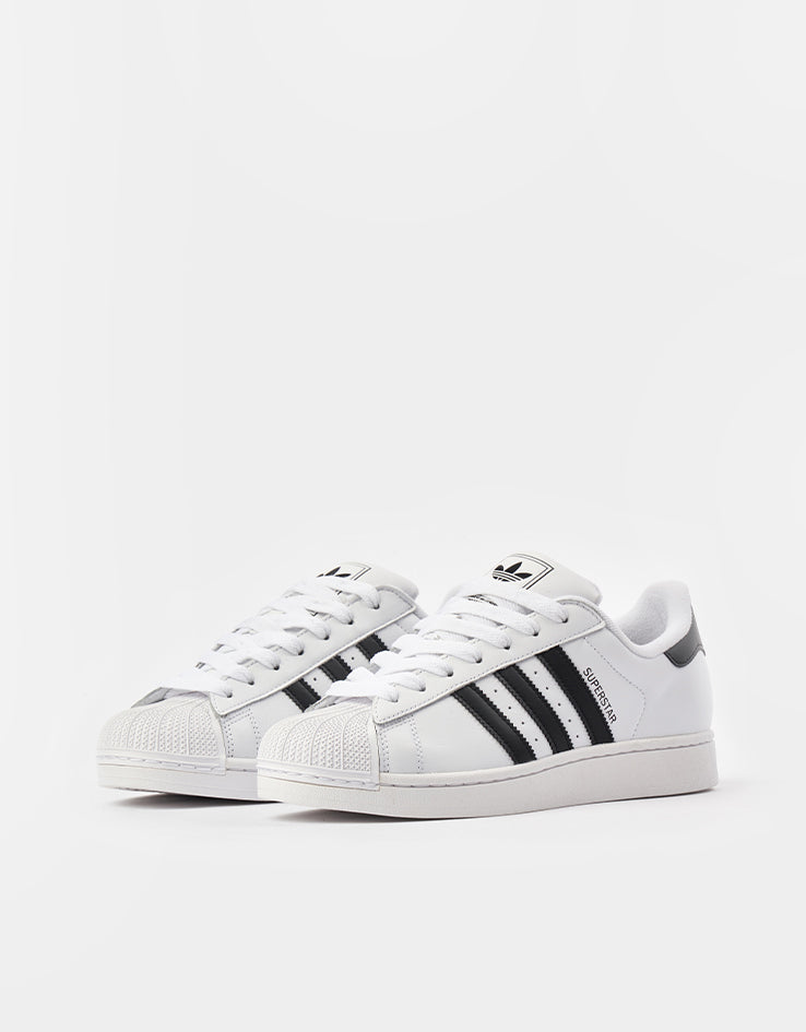 adidas Originals Superstar II Skate Shoes - White/Core Black/White