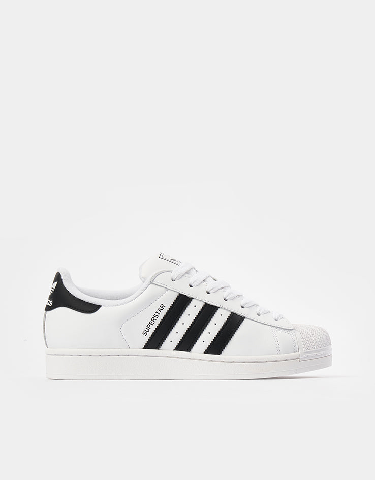 adidas Originals Superstar II Skate Shoes - White/Core Black/White