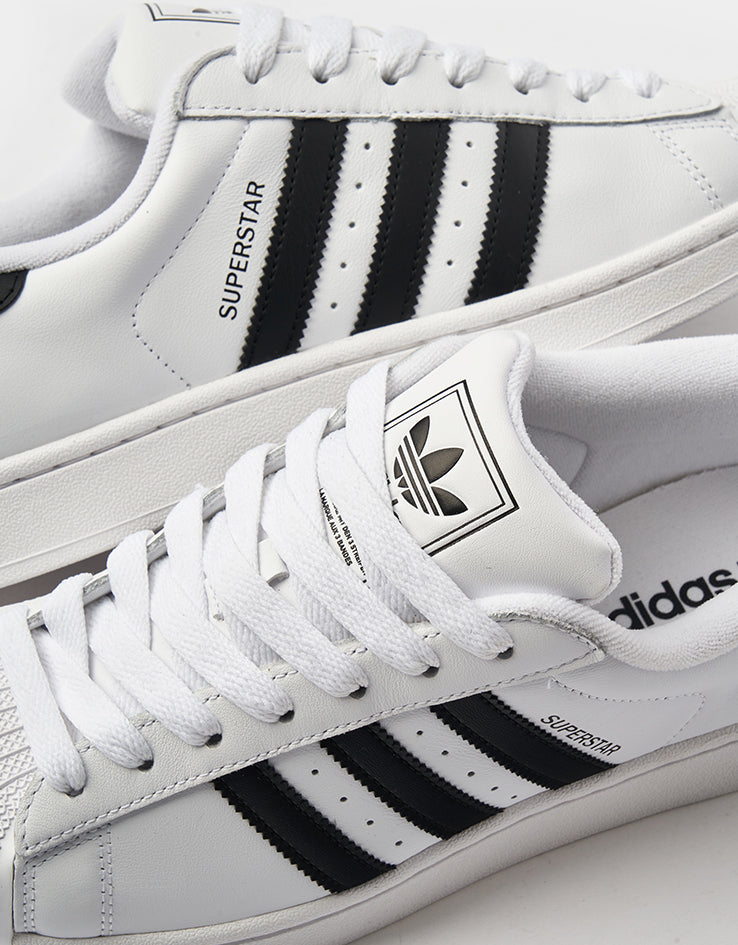 adidas Originals Superstar II Skate Shoes - White/Core Black/White
