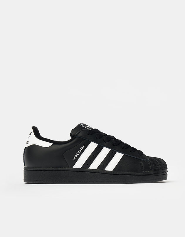 adidas Originals Superstar II Skate Shoes - Core Black/White/Core Black