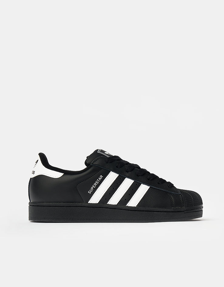 adidas Originals Superstar II Skate Shoes - Core Black/White/Core Black